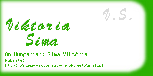 viktoria sima business card