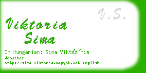 viktoria sima business card
